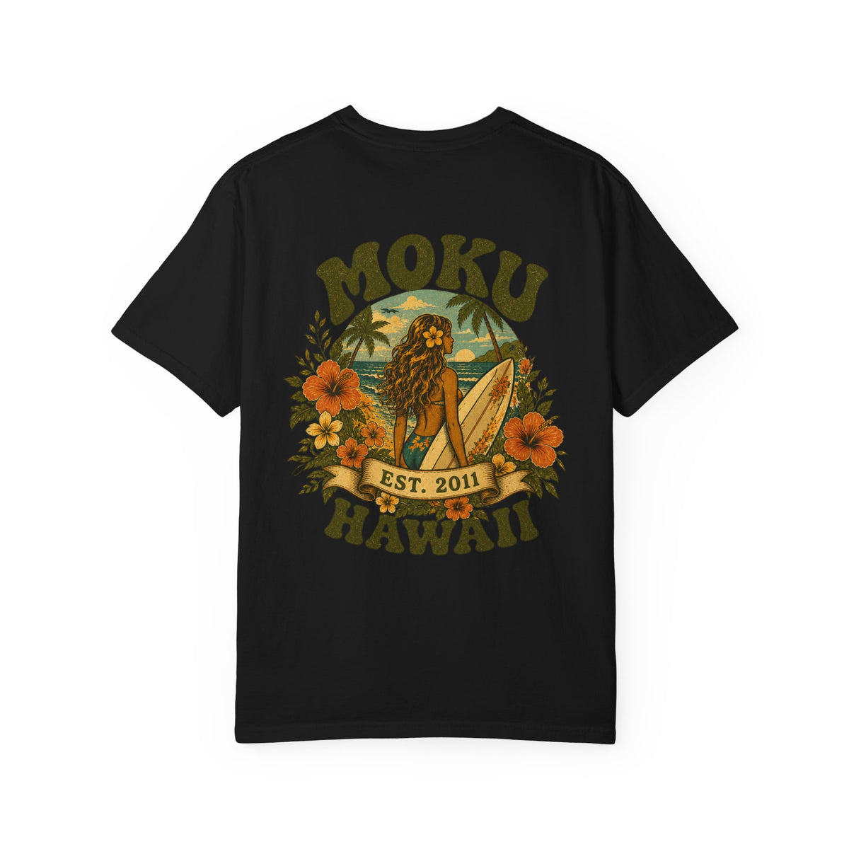 Moku Hawaii' Vintage Surfer girl Tee