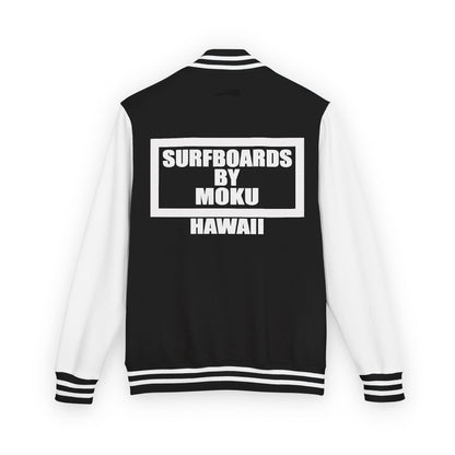 Surfboards By MOKU Retro Surfers Letterman Jacket