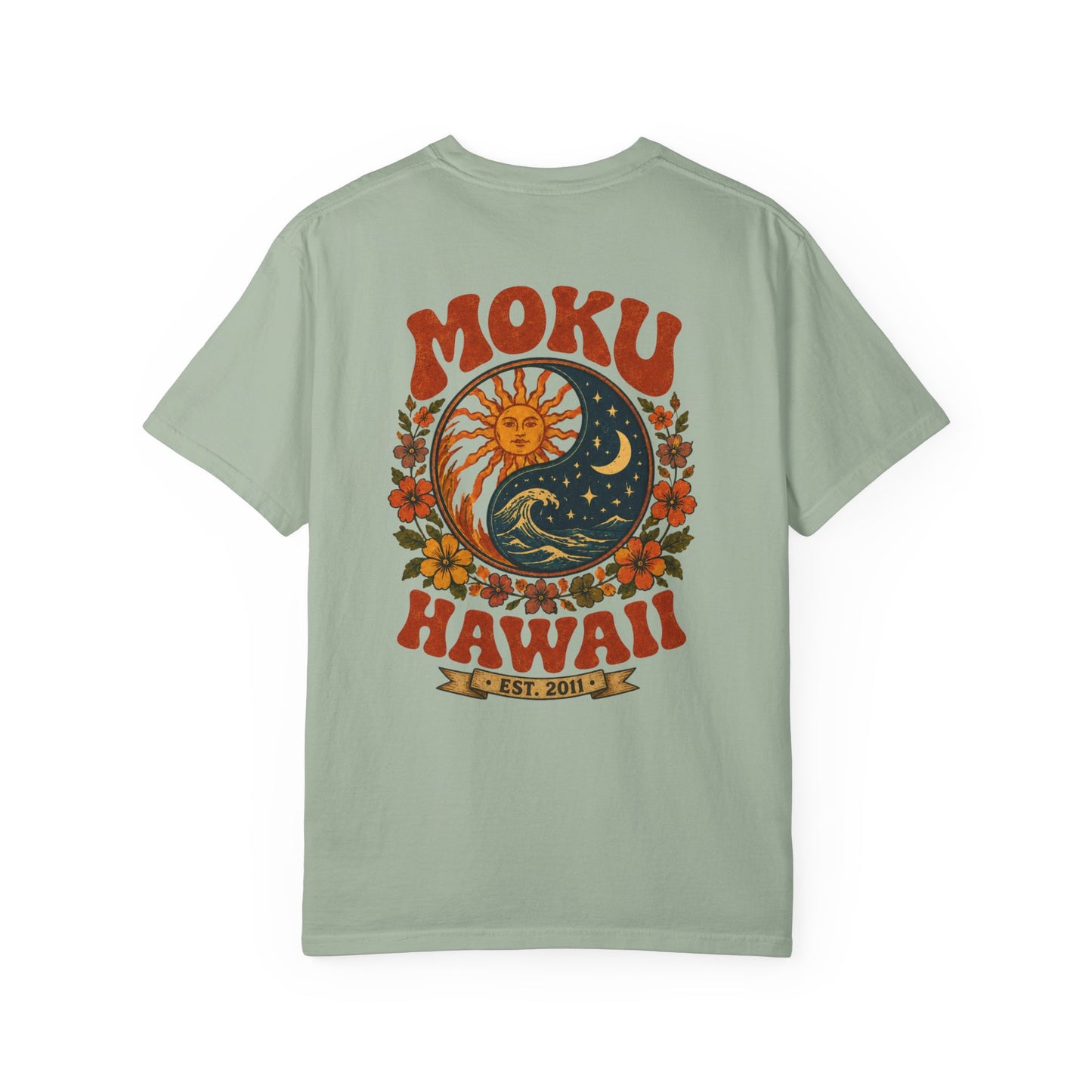 MOKU Hawaii's Vintage Sun & Moon T-Shirt