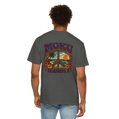 Vintage MOKU Hawaii "Peace Out" T-Shirt | Premium Surf Apparel