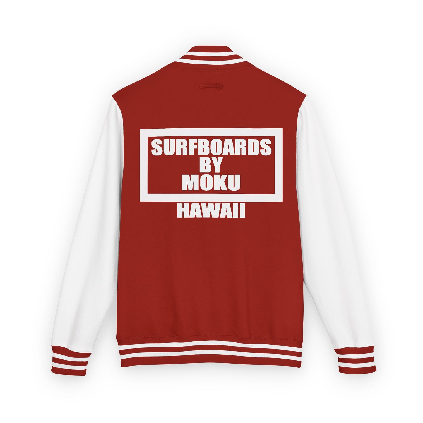 Surfboards By MOKU Retro Surfers Letterman Jacket