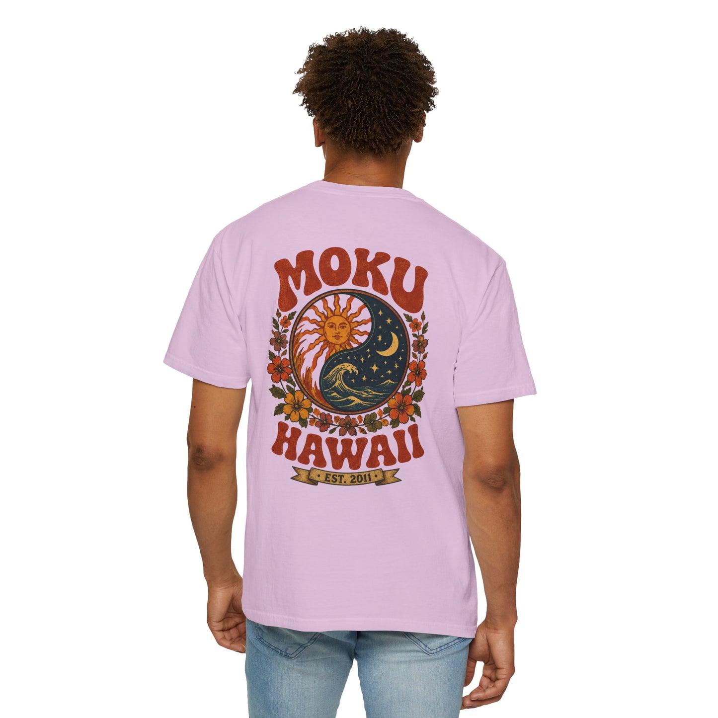 MOKU Hawaii's Vintage Sun & Moon T-Shirt