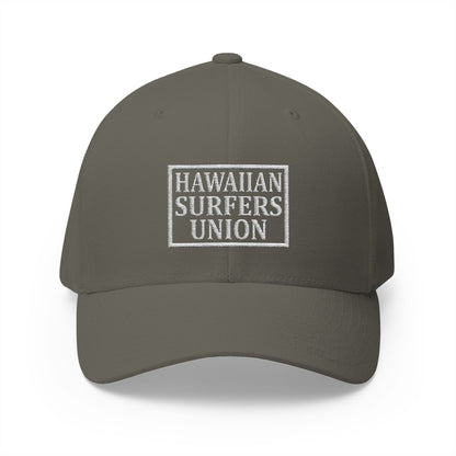 Embroidered Hawaiian Surfers Union "Flex fit" Cap