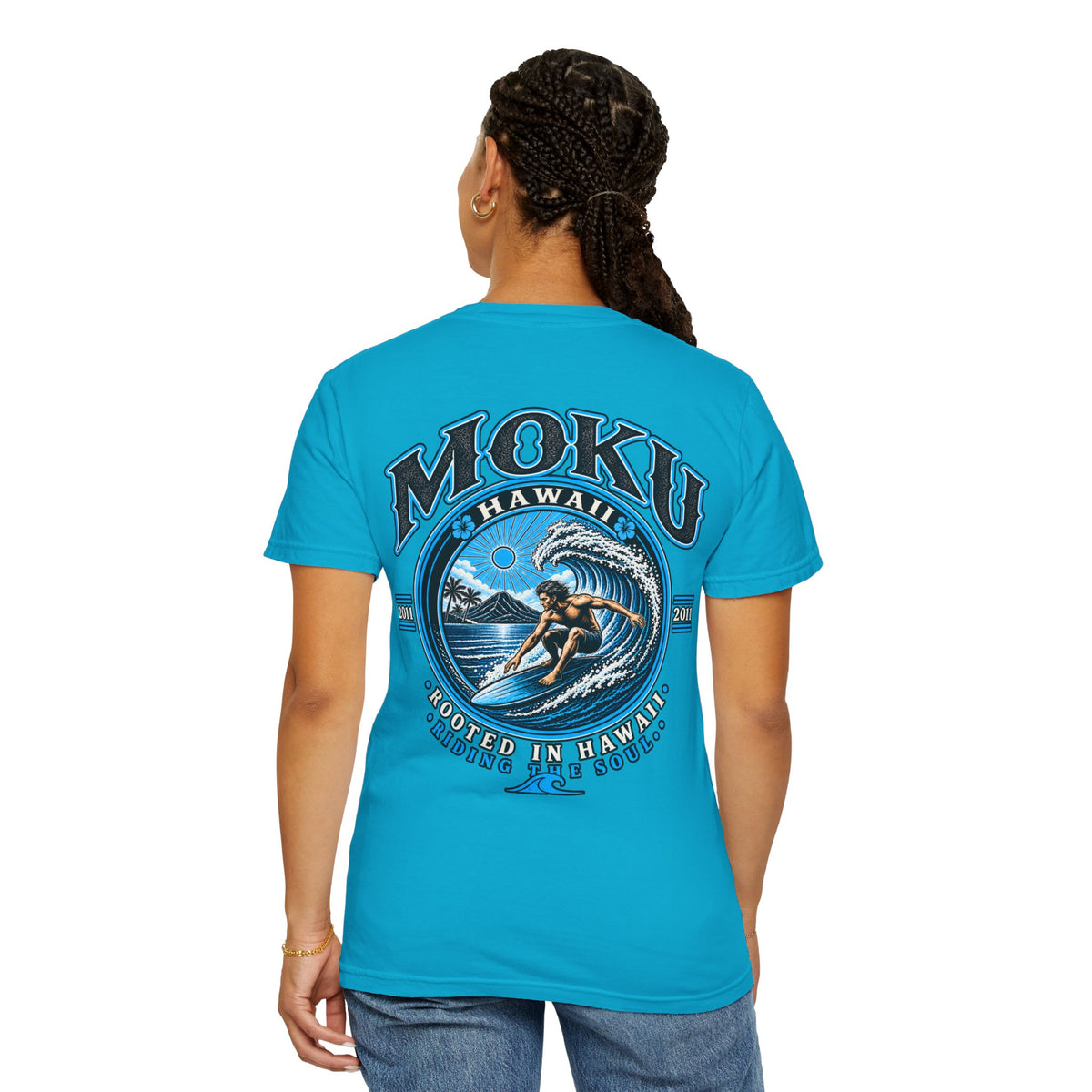 MOKU Vintage Midnight Wave Rider Tee