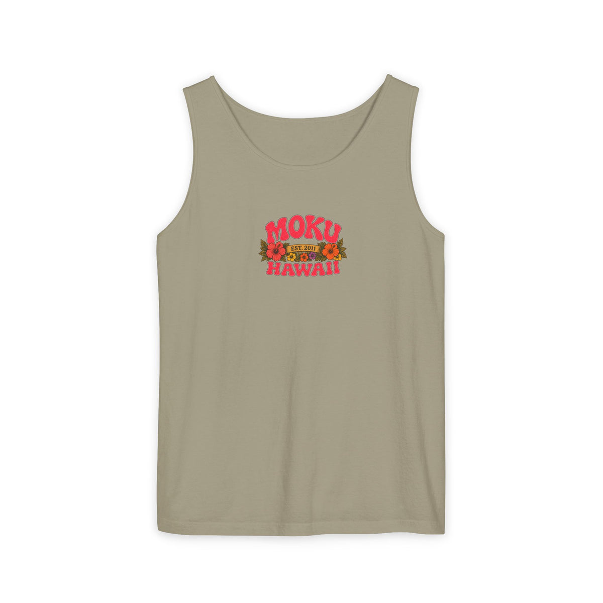 Moku Hawaii Floral Hula Tank Top