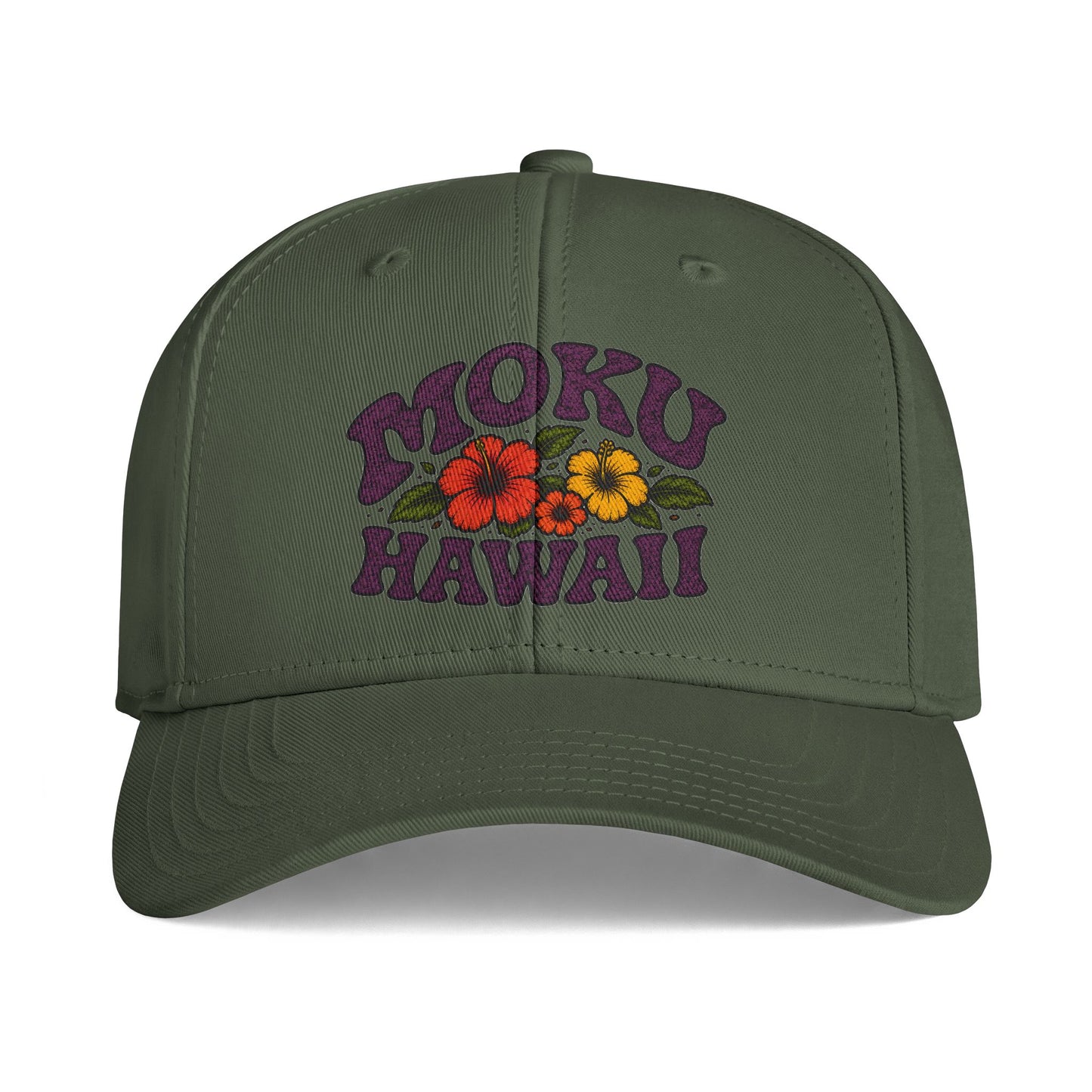 Moku Hawaii Floral Logo Cap