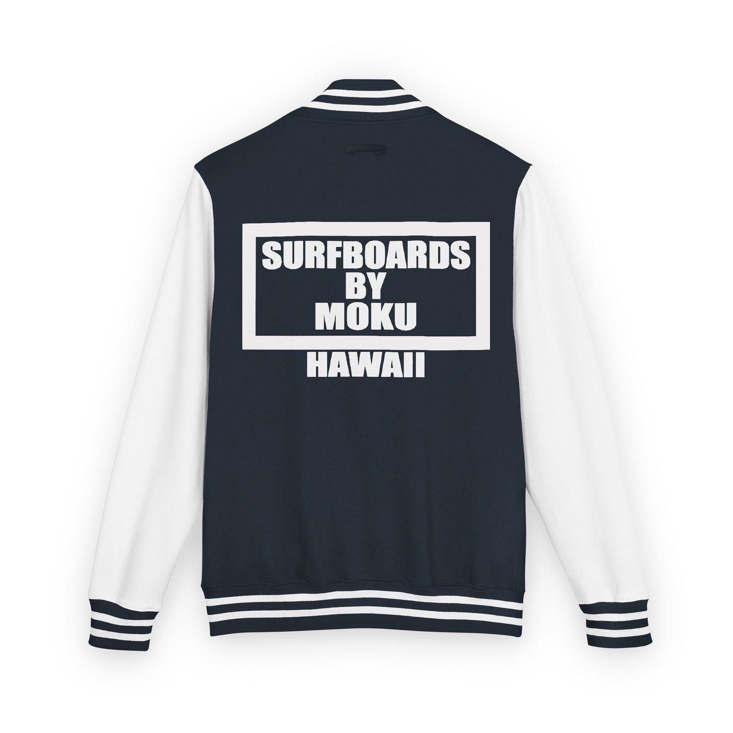 Surfboards By MOKU Retro Surfers Letterman Jacket