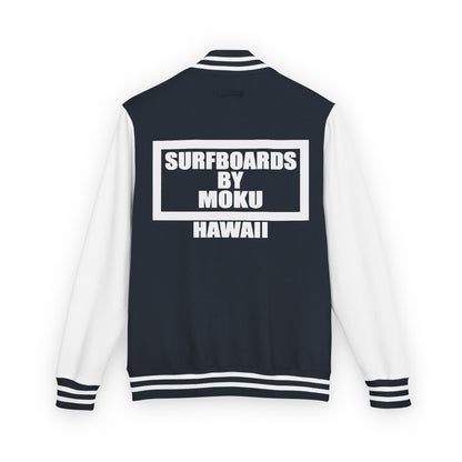 Surfboards By MOKU Retro Surfers Letterman Jacket