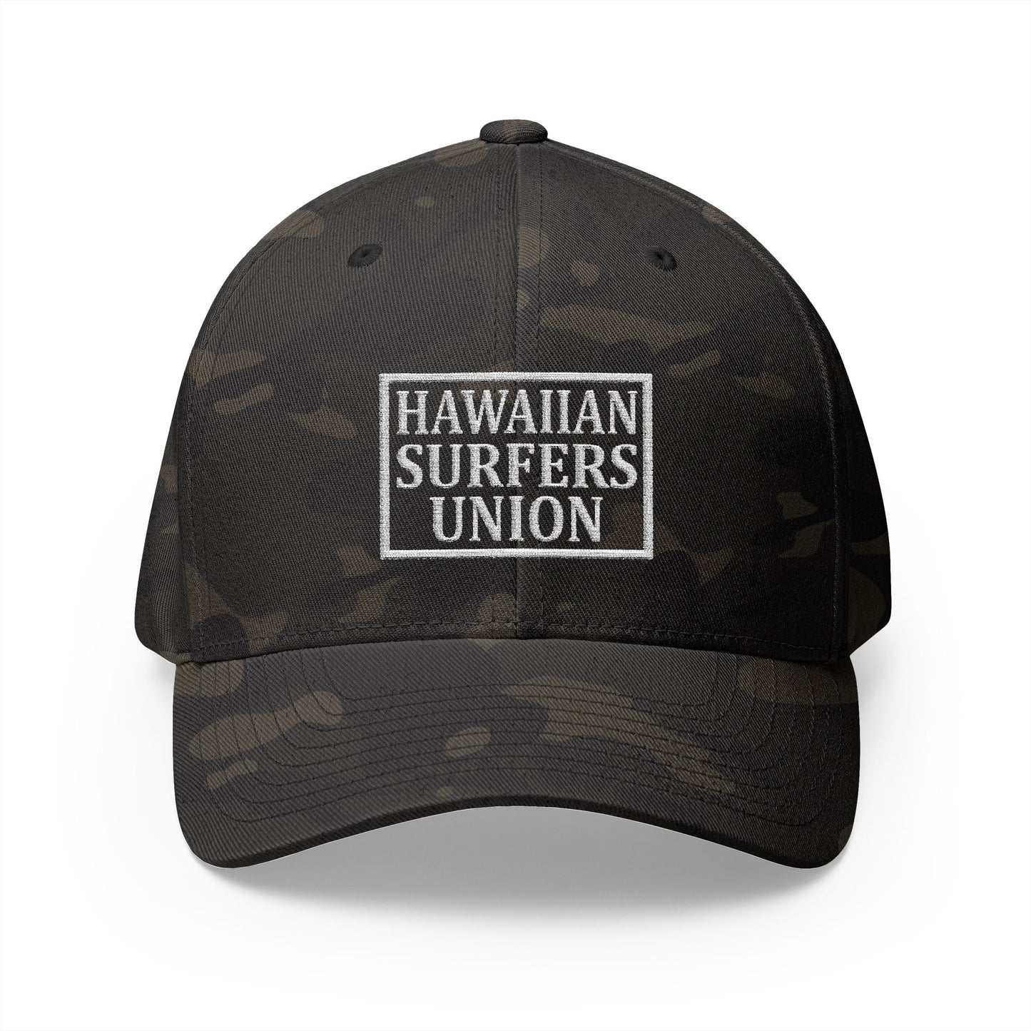 Embroidered Hawaiian Surfers Union "Flex fit" Cap