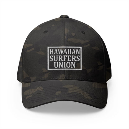 Embroidered Hawaiian Surfers Union "Flex fit" Cap