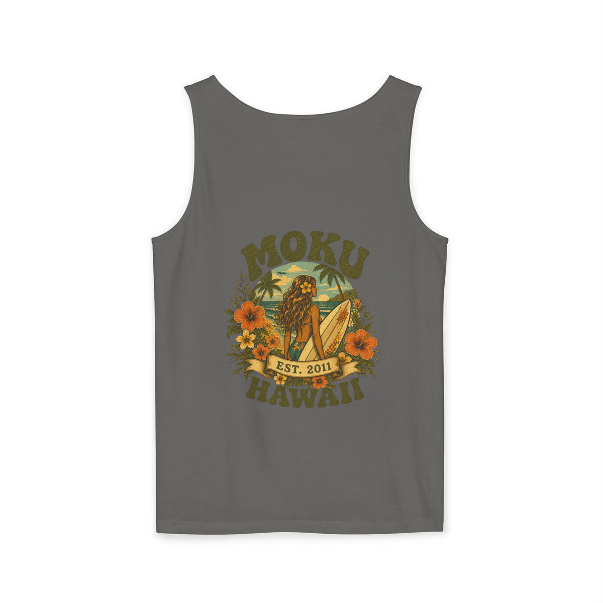 Moku Hawaii Vintage "Surfer Girl" Tank